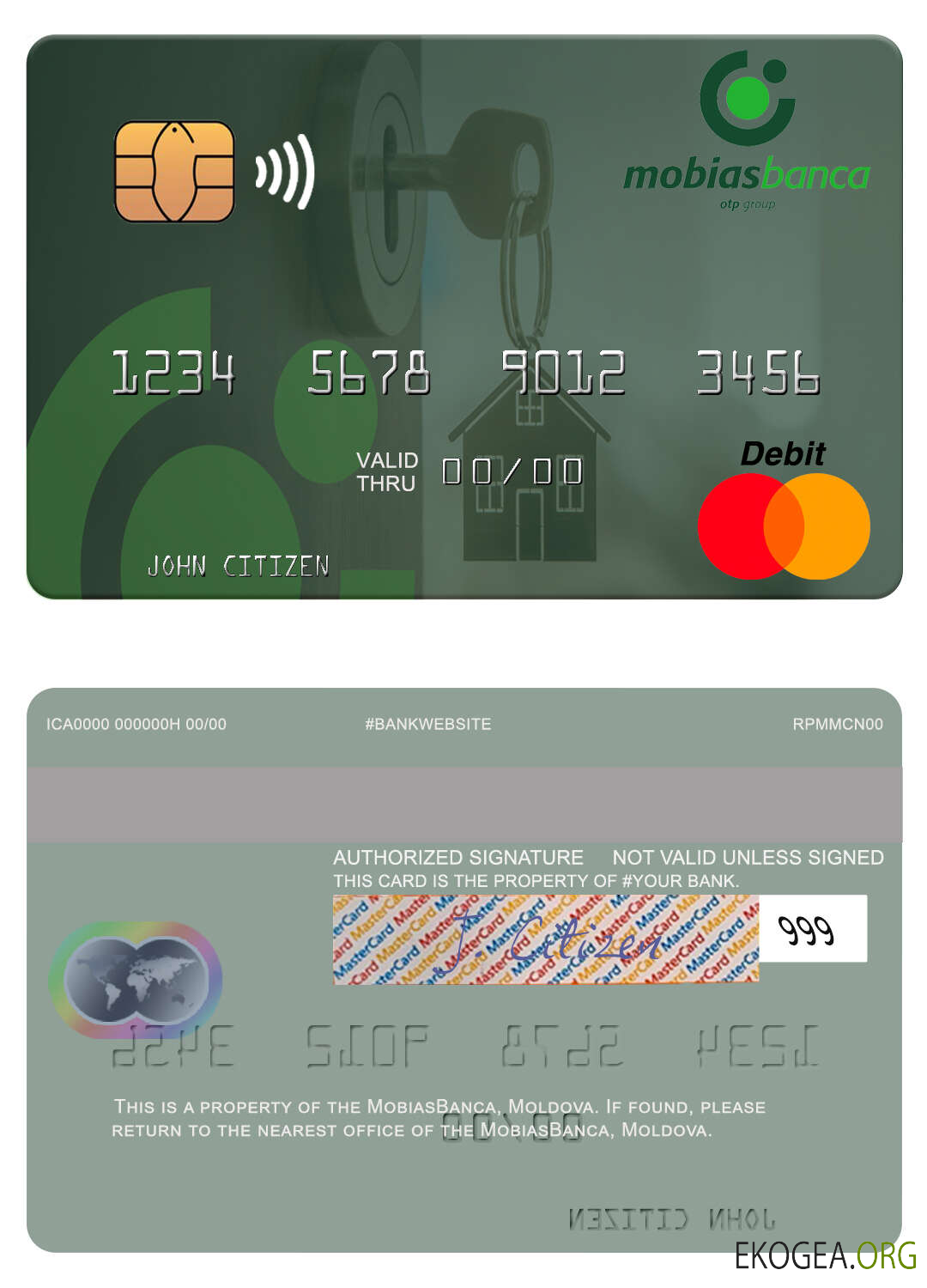 Moldavie MobiasBanca mastercard